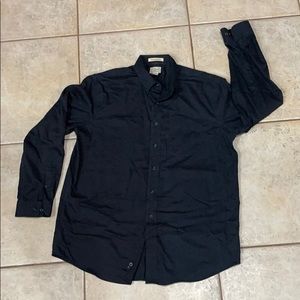 L.L Bean Black Dress Shirt